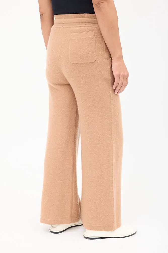 Brown Cashmere & Wool Pant