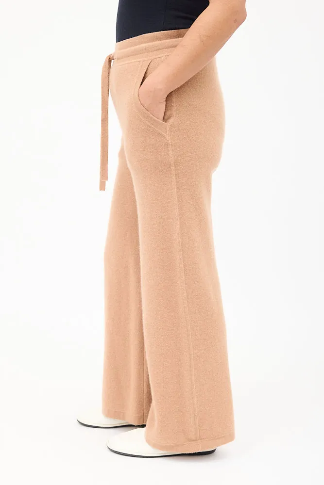 Brown Cashmere & Wool Pant