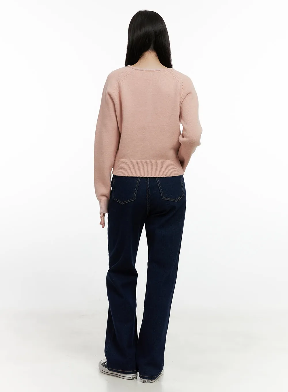 Cozy Knit Button-Up Cardigan ON408