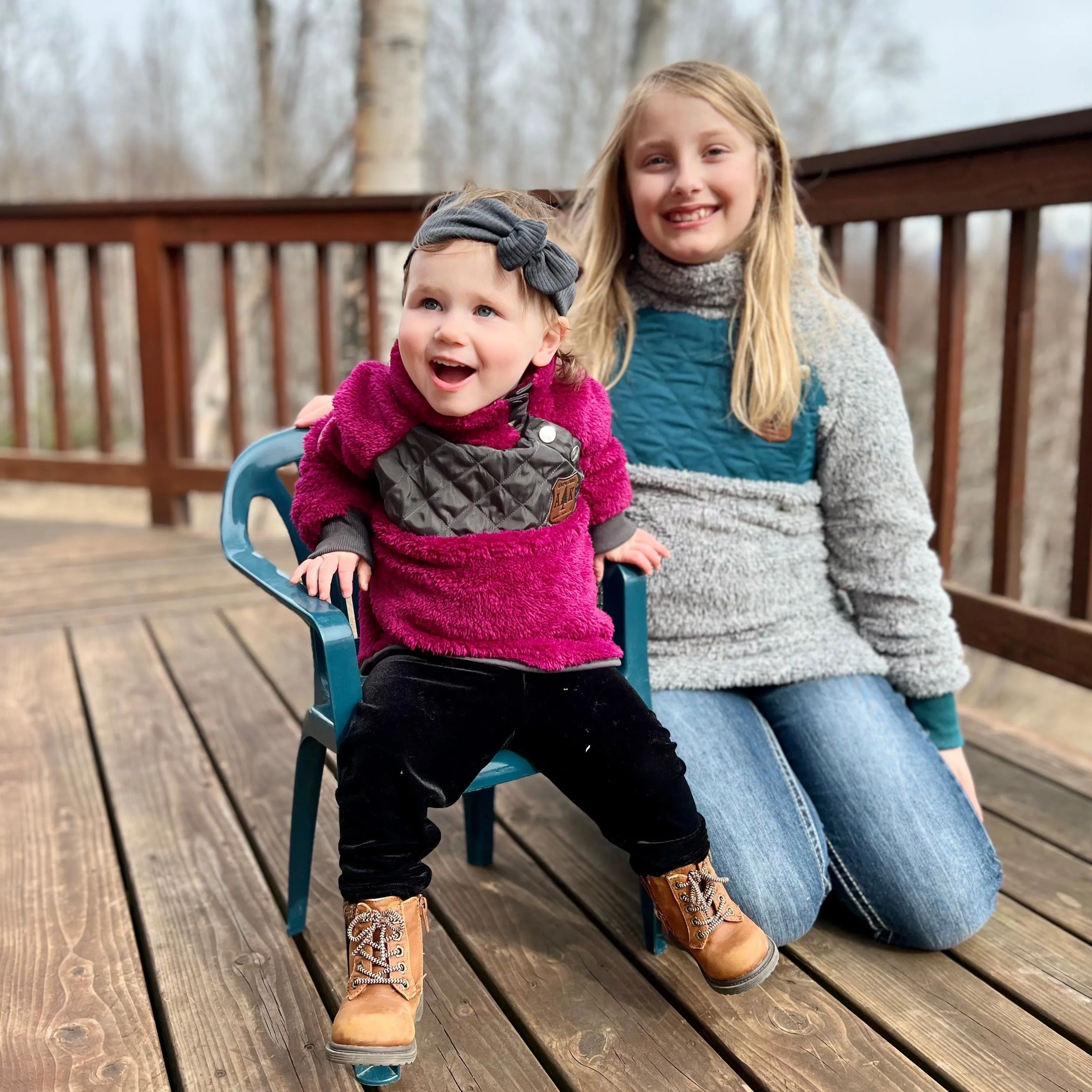 Girl's Fuzzy Pullover