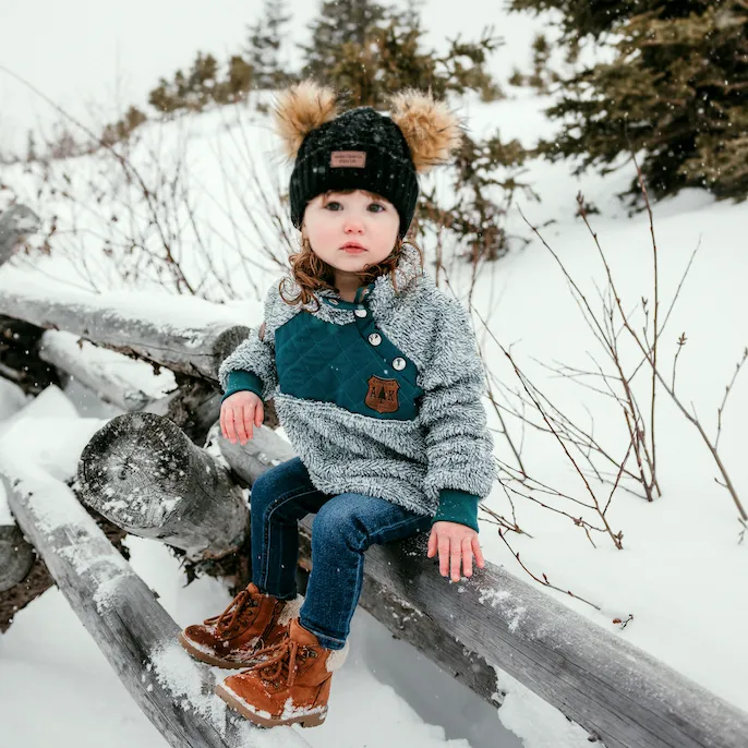 Girl's Fuzzy Pullover
