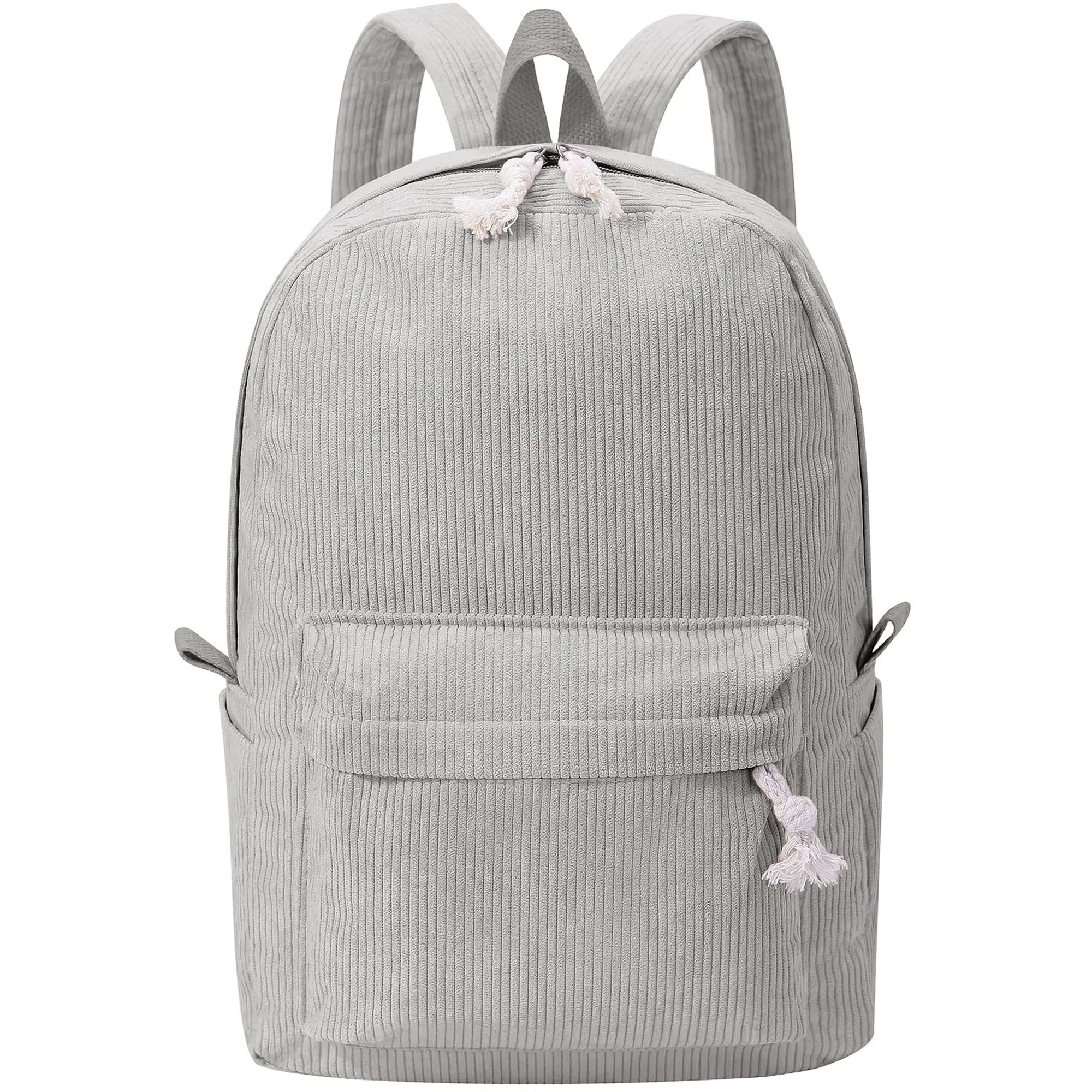 Large Capacity Corduroy Backpack Leisure Student Schoolbags