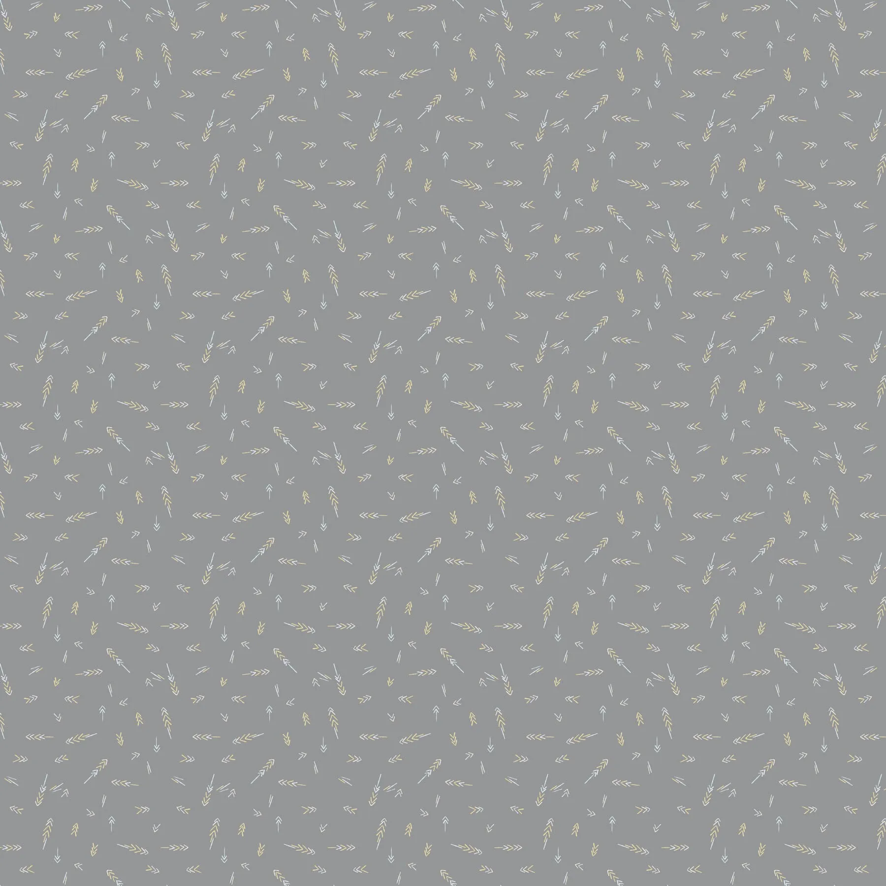 Lucky Day Arrows on Gray Flannel