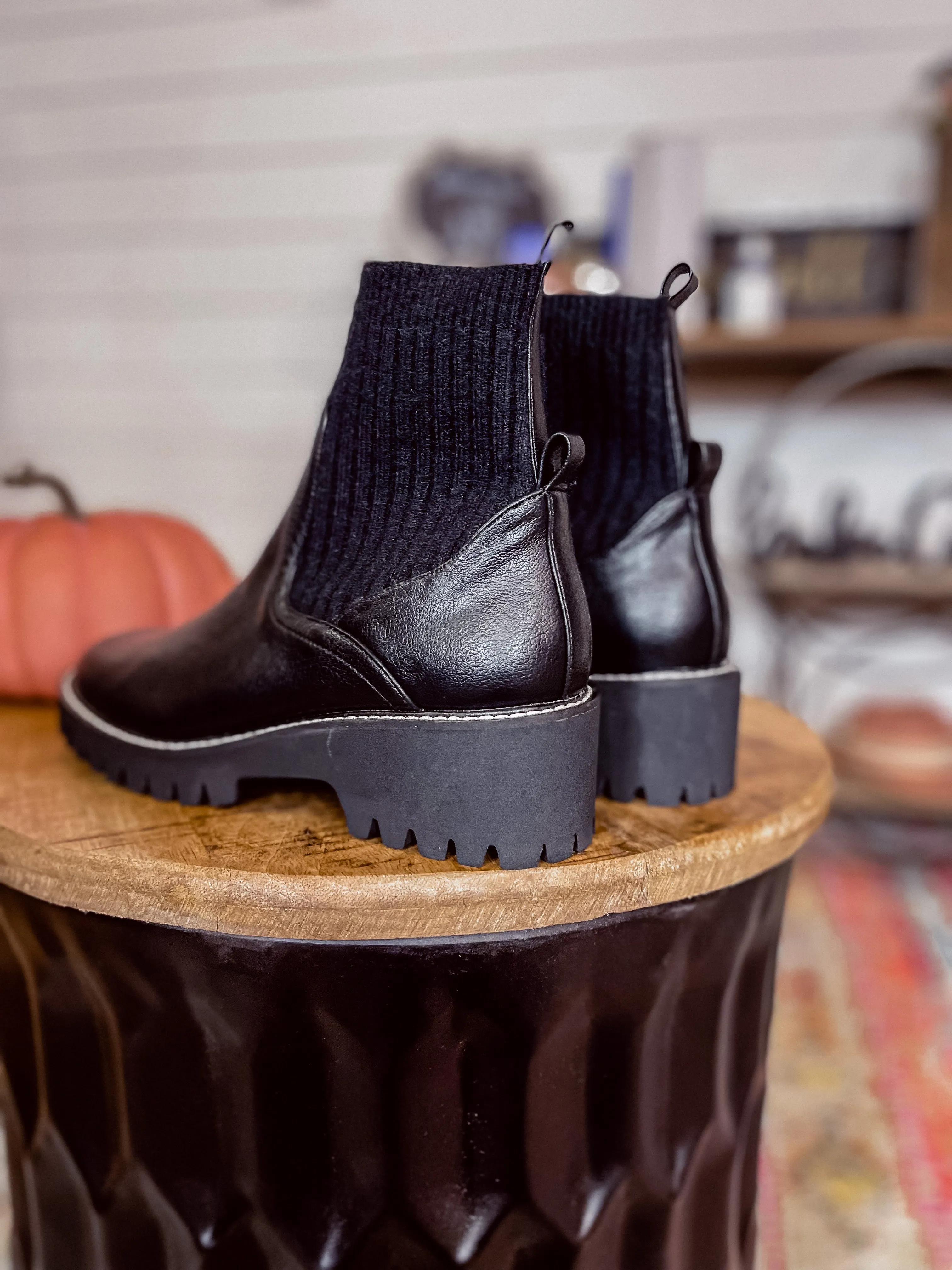Matisse Joyce Black Chunky Boot