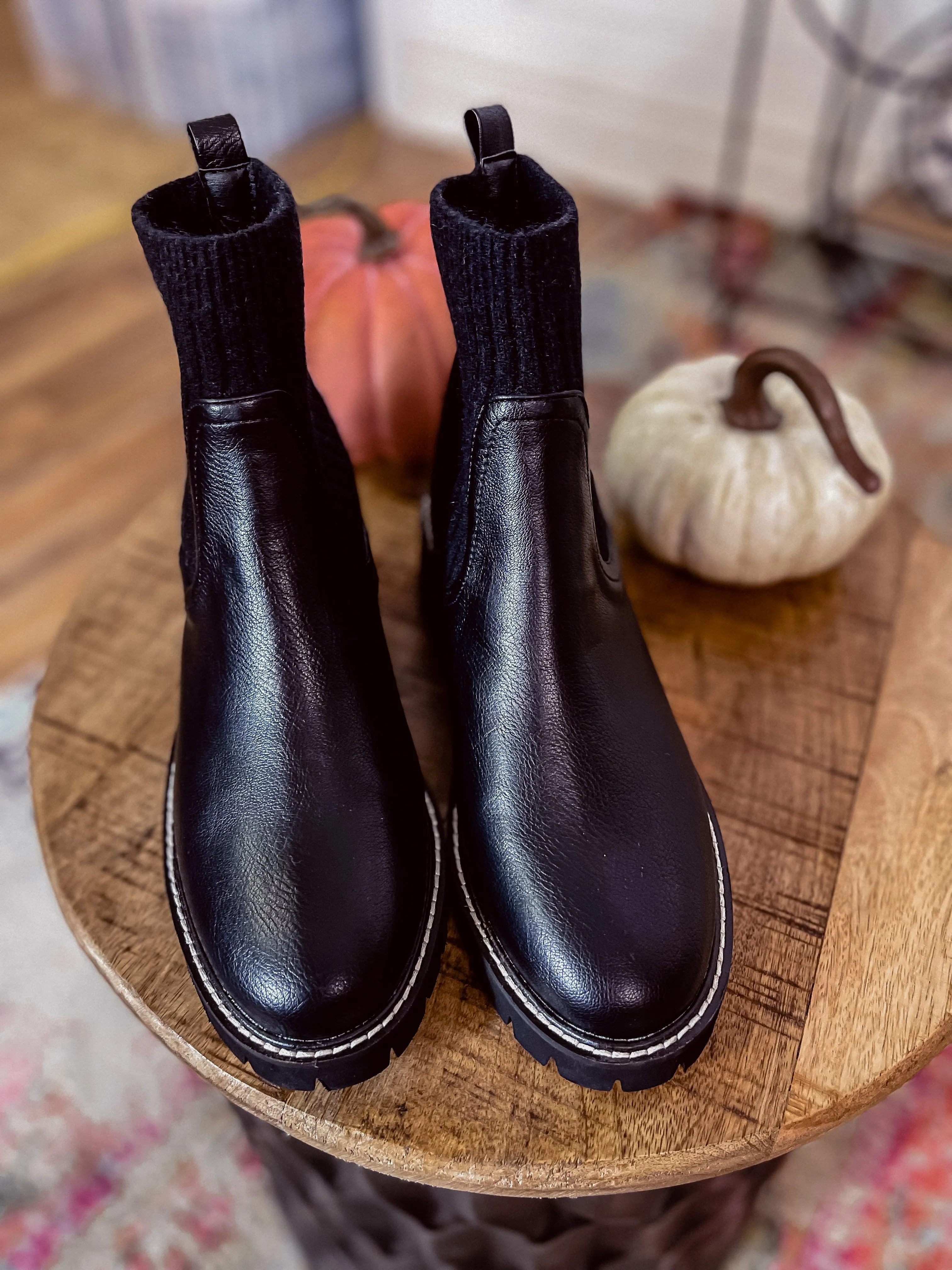 Matisse Joyce Black Chunky Boot
