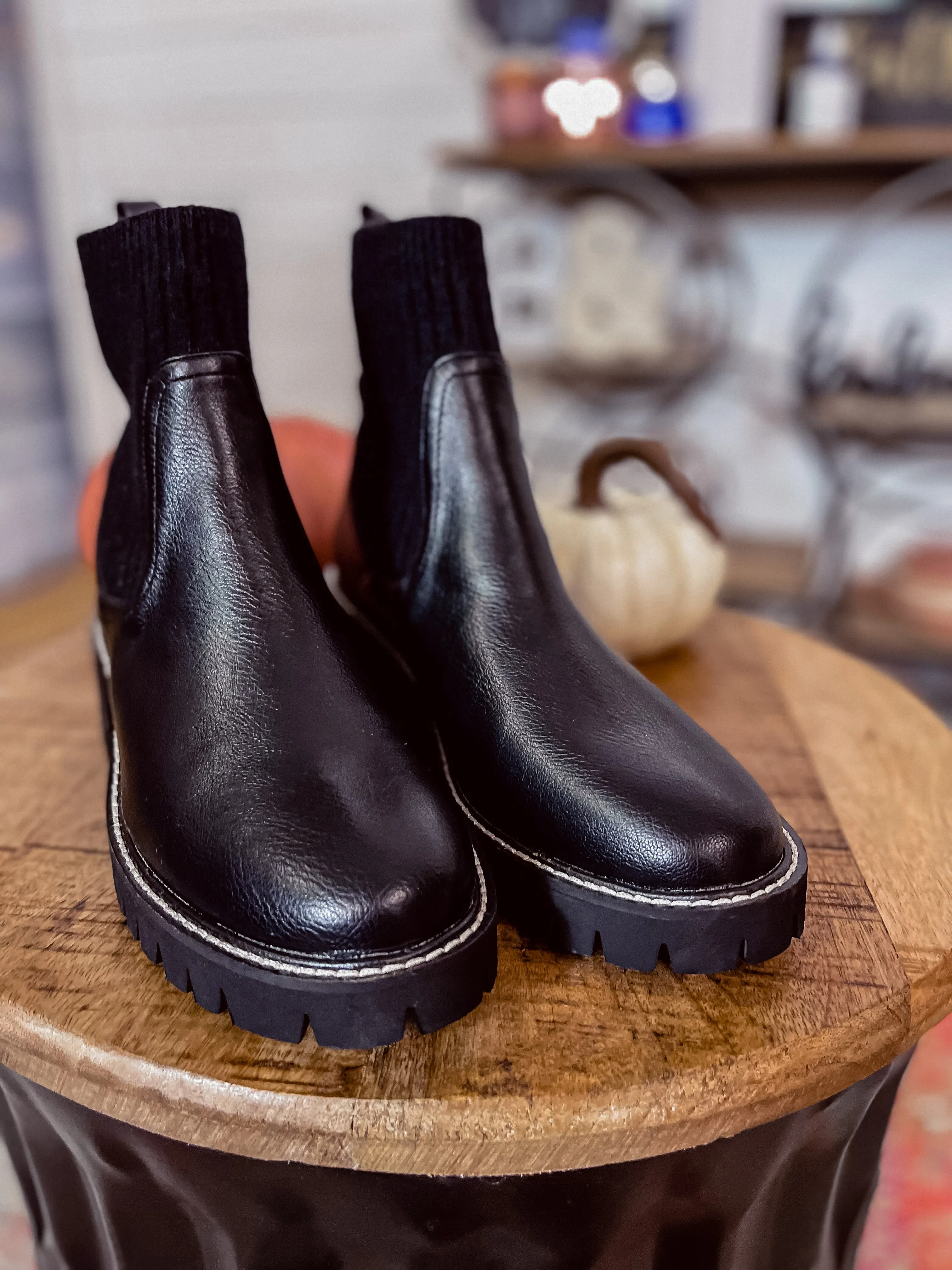 Matisse Joyce Black Chunky Boot