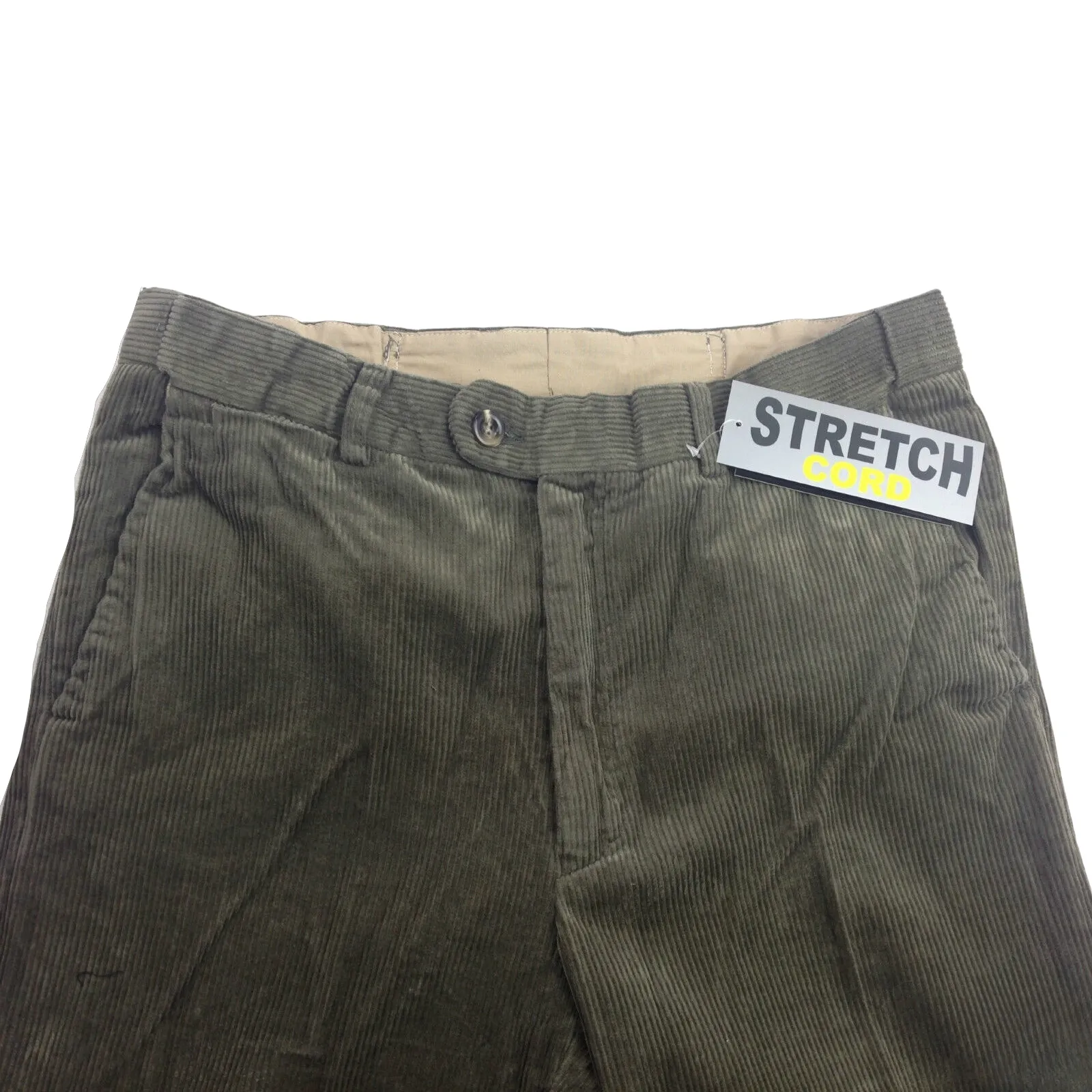MENS CORDUROY PANTS Trousers Cords Casual STRETCH COTTON Size 32"-44" Adjustable