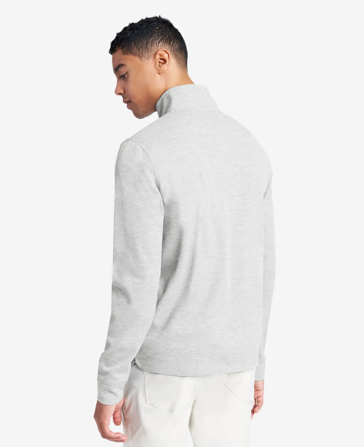 Quarter-Zip Knit Pullover