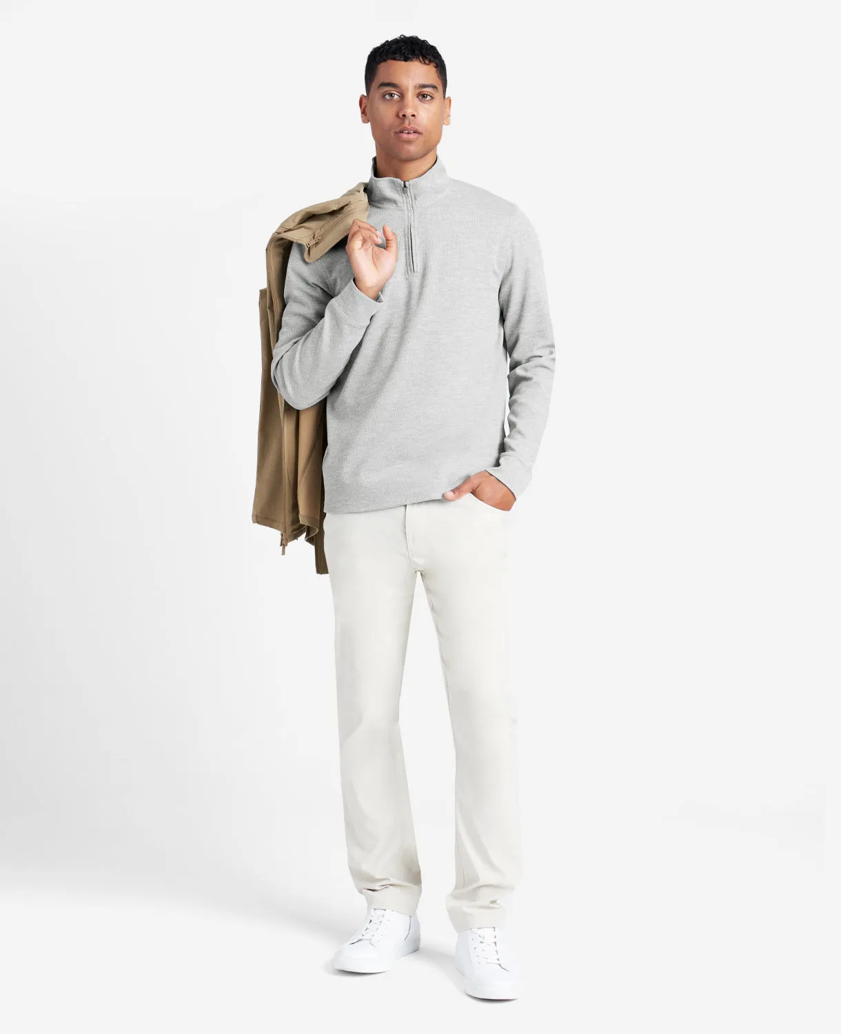 Quarter-Zip Knit Pullover