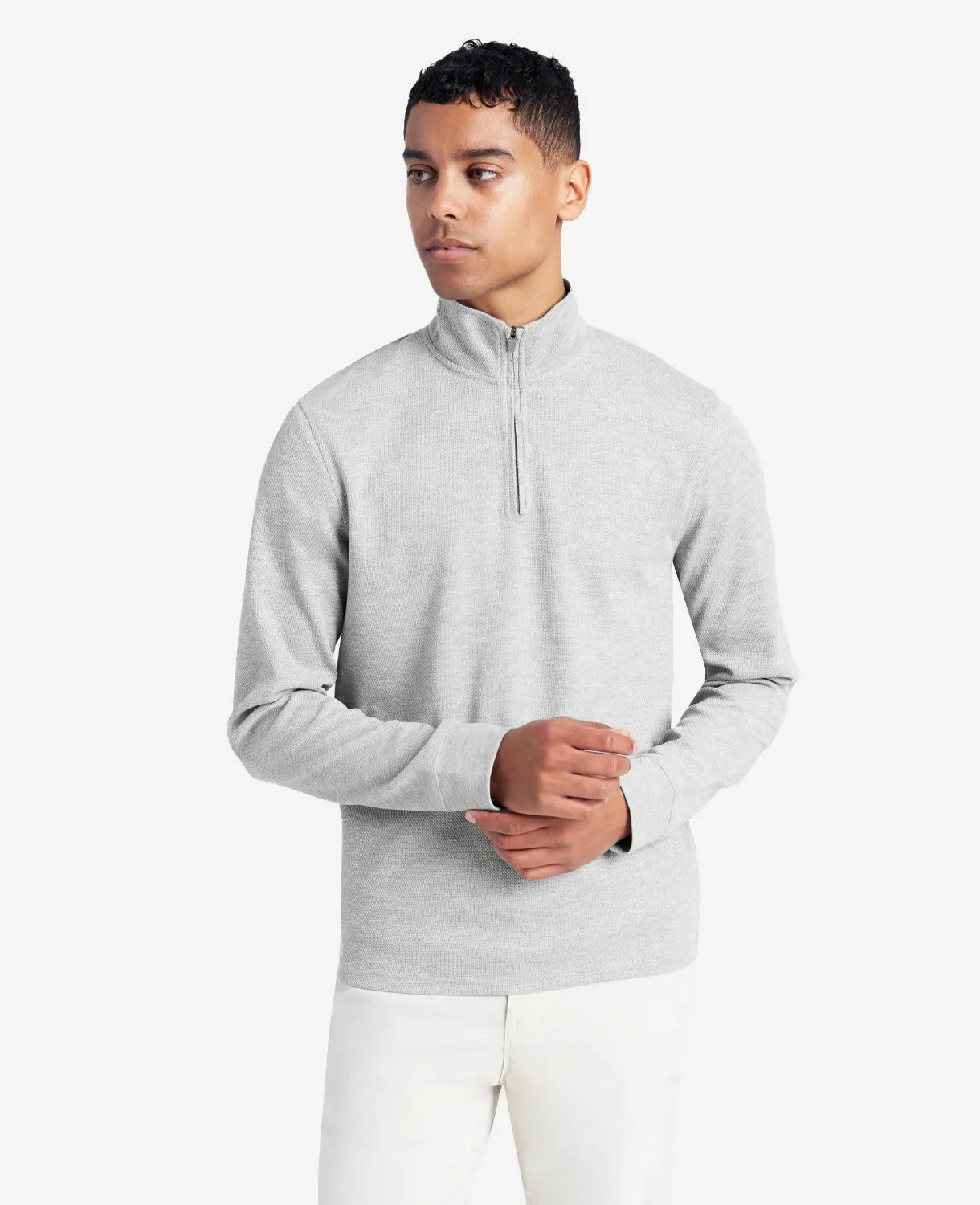 Quarter-Zip Knit Pullover