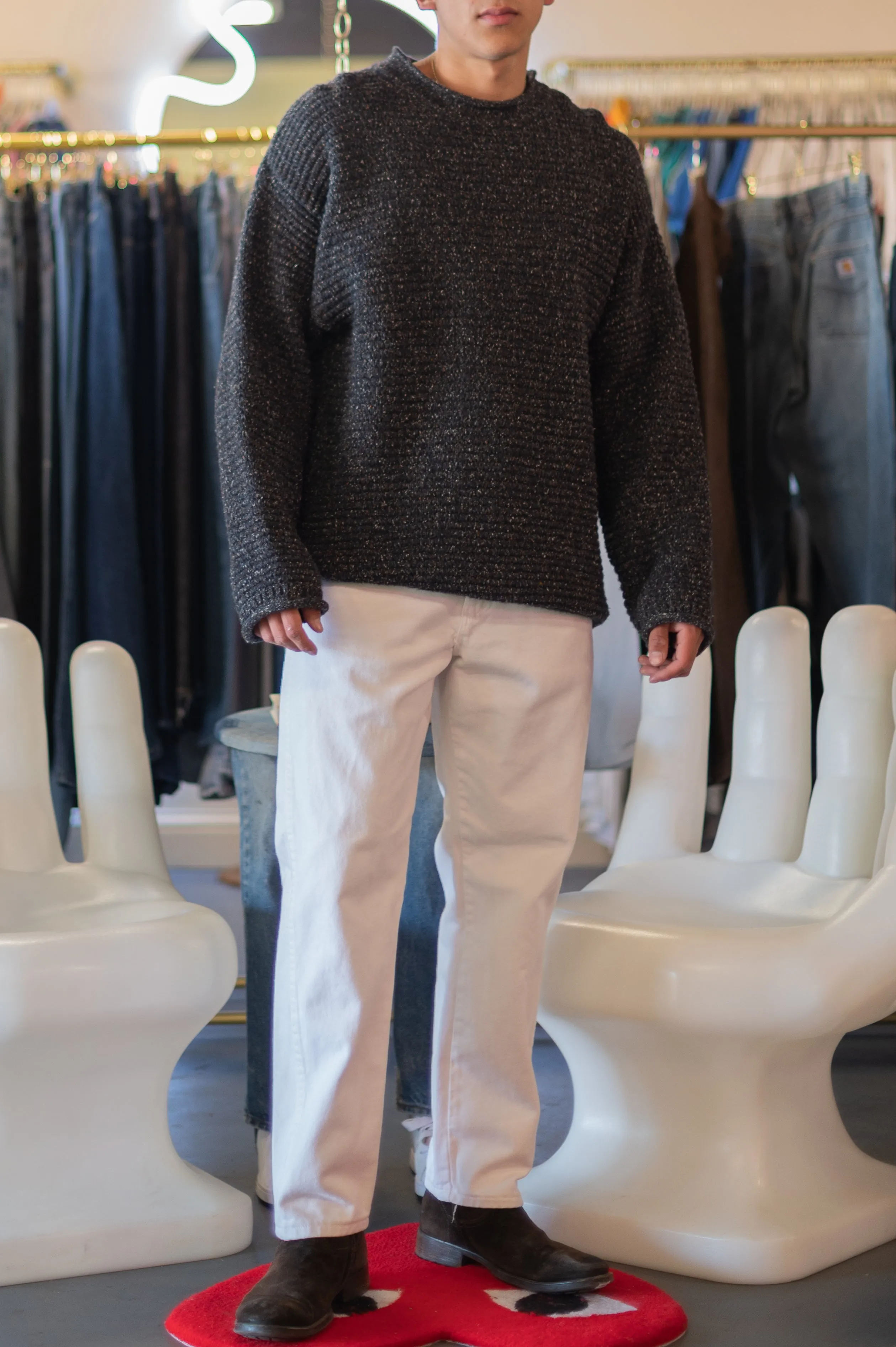Vintage Chunky Cableknit Sweater